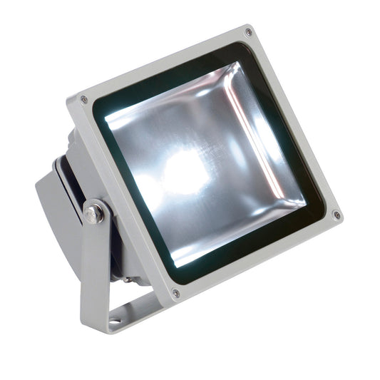 SLV LED OUTDOOR BEAM, silbergrau, 30W, weiss, 100°, IP65