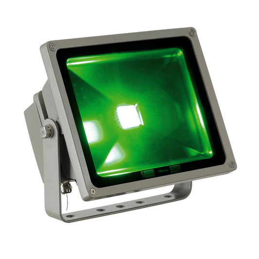 SLV FLOODI (RF) Strahler, silber- grau, RGB LED