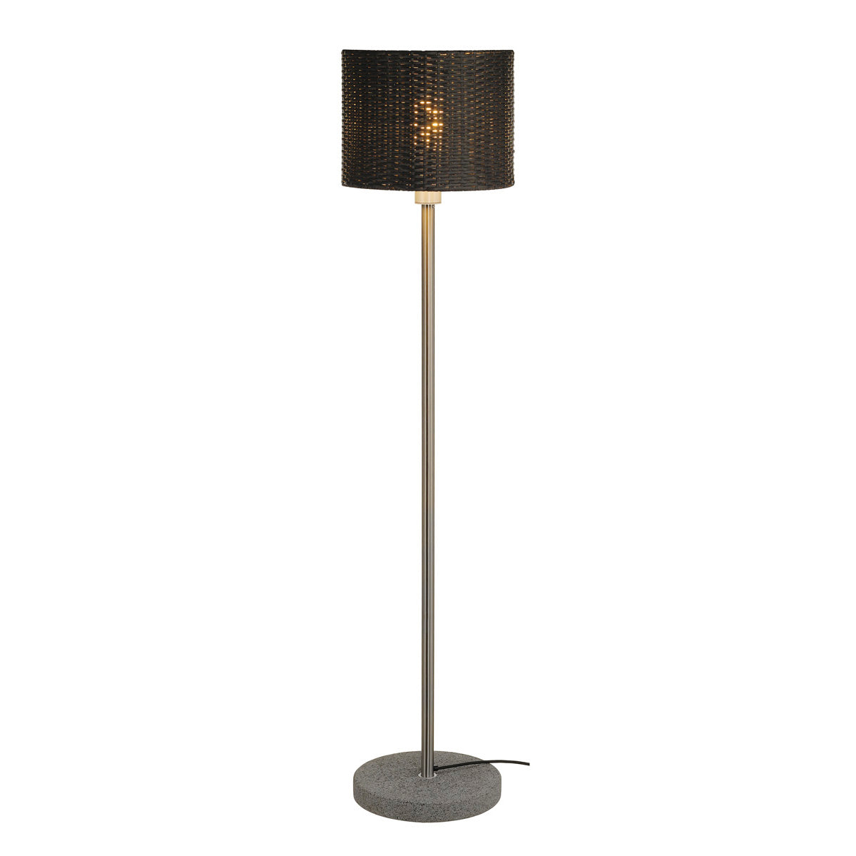 SLV ADEGAN MANILA SL Stehleuchte, PE Rattan anthrazit + SST 304 + Granit G654, E27, max. 24W