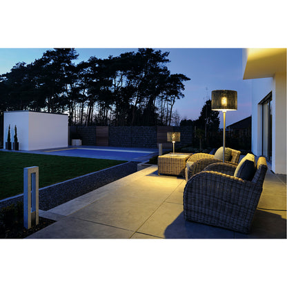 SLV ADEGAN MANILA SL Stehleuchte, PE Rattan anthrazit + SST 304 + Granit G654, E27, max. 24W