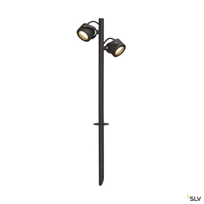 SLV SITRA 360 SL SPIKE, anthrazit, 2xGX53, max. 9W, IP44