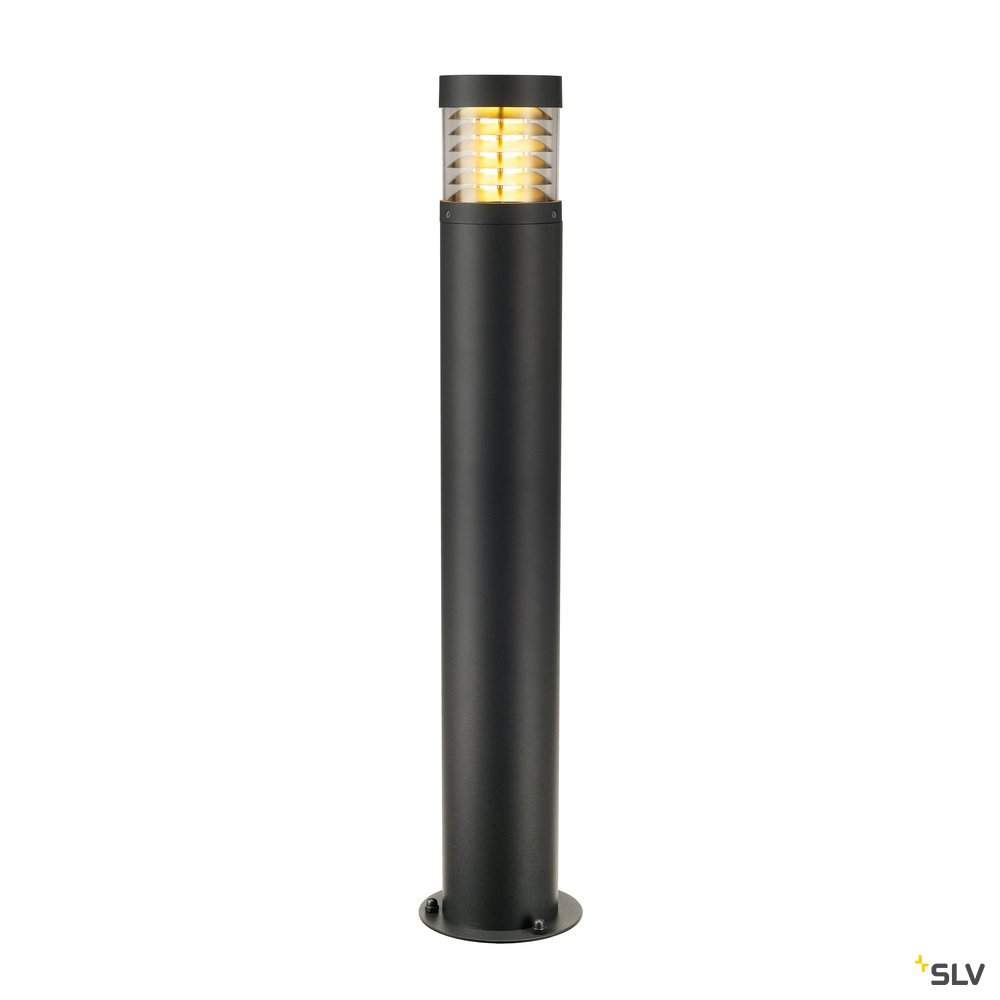 SLV F-POL Stehleuchte, rund, anthrazit, E27, max. 20W