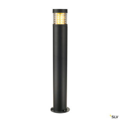 SLV F-POL Stehleuchte, rund, anthrazit, E27, max. 20W