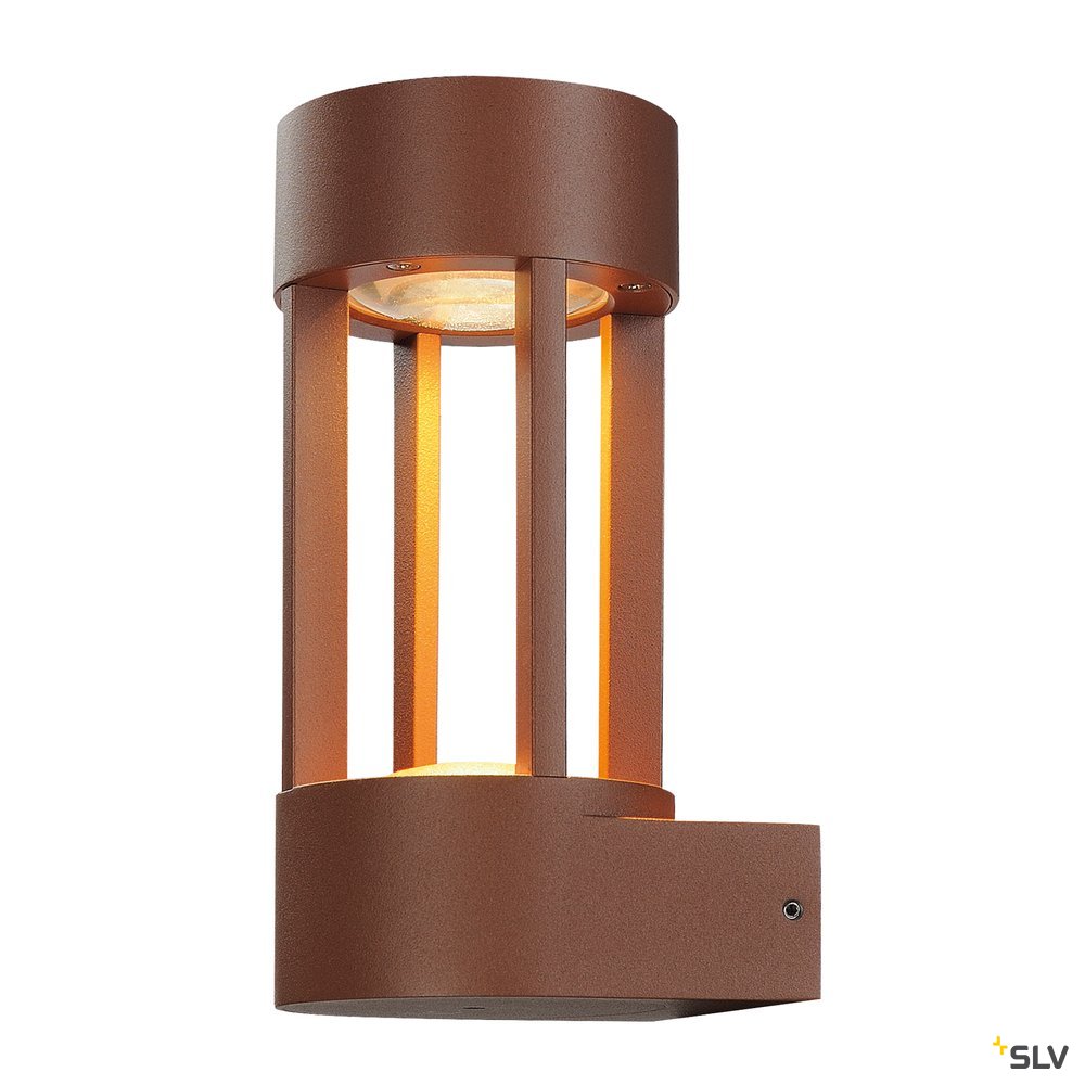 SLV SLOTS WALL Wandleuchte, rostfarben, 6,3 W LED warmweiss