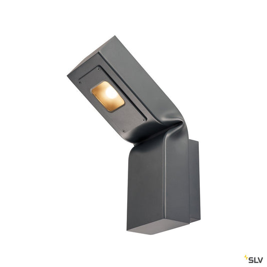 SLV BENDO, Outdoor Wandleuchte, LED, 3000K, anthrazit