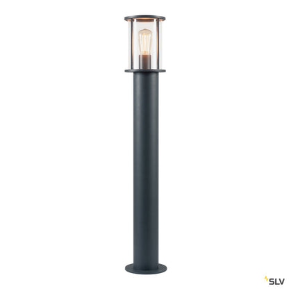 SLV PHOTONIA, Wege- und Standleuchte, A60, rund, anthrazit, klares Glas