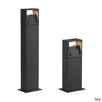 SLV LOGS 40 Stehleuchte, eckig, anthrazit, 6W LED, warmweiss