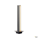 SLV H-POL, Wege- und Standleuchte, einflammig, LED, 3000K, anthrazit, L/B/H 16,5/16,5/66 cm