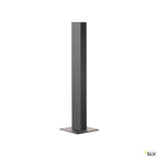 SLV H-POL, Wege- und Standleuchte, einflammig, LED, 3000K, anthrazit, L/B/H 16,5/16,5/66 cm