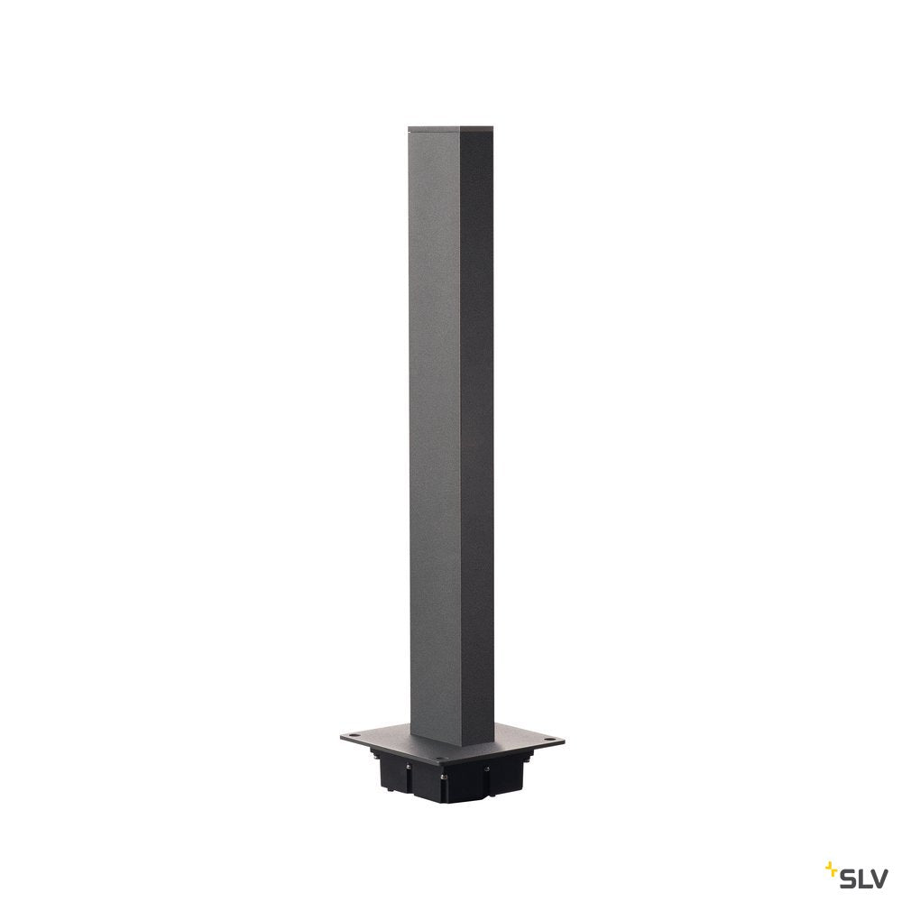 SLV H-POL, Wege- und Standleuchte, einflammig, LED, 3000K, anthrazit, L/B/H 16,5/16,5/66 cm