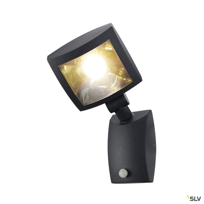 SLV MERVALED S Wandleuchte, anthrazit, 12W LED, warm-weiss, mit Sensor