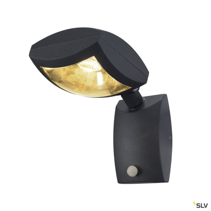 SLV MERVALED S Wandleuchte, anthrazit, 12W LED, warm-weiss, mit Sensor