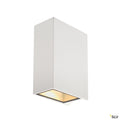 SLV QUAD XL 2 Wandleuchte, eckig, weiss, LED, 2x3,2W, 3000K, up-down