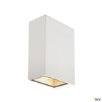 SLV QUAD XL 2 Wandleuchte, eckig, weiss, LED, 2x3,2W, 3000K, up-down