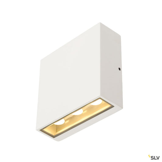SLV BIG QUAD Wandleuchte, eckig, weiss, 6x1W LED, warm-weiss
