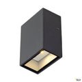 SLV QUAD 1 Wandleuchte, eckig, anthrazit, LED, 1x3W, 3000K