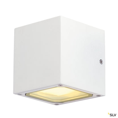 SLV SITRA CUBE Wandleuchte, weiss, 2xGX53, max. 2x9W