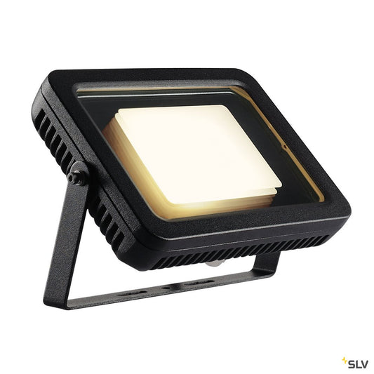 SLV SPOODI Strahler, eckig, 30W, schwarz, 3000K LED