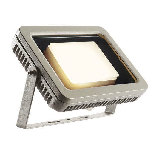 SLV SPOODI Strahler, eckig, 30W, silbergrau, 3000K LED