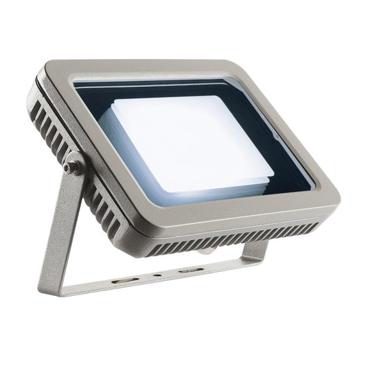 SLV SPOODI Strahler, eckig, 30W, silbergrau, 4000K LED
