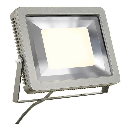 SLV SPOODI Strahler, eckig, 60W, silbergrau, 3000K LED