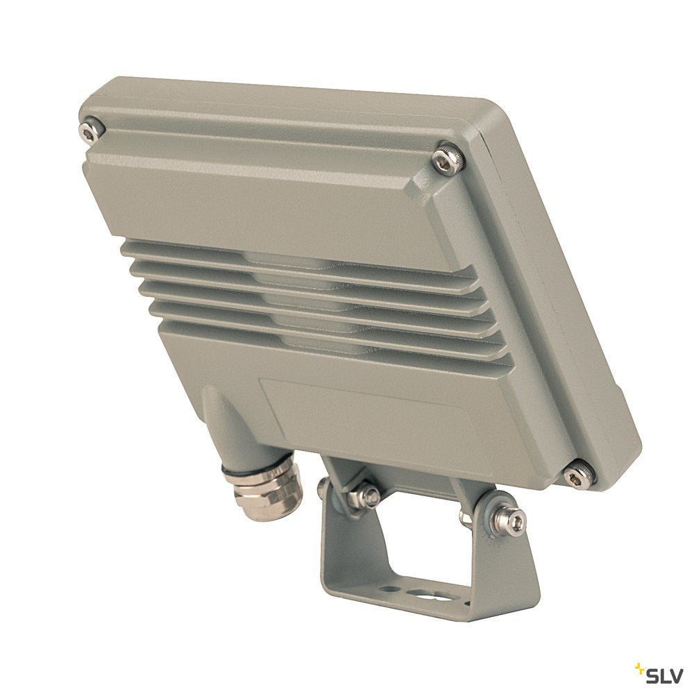 SLV SPOODI SENSOR, LED Outdoor Wandaufbauleuchte, 11W, silbergrau, 3000K