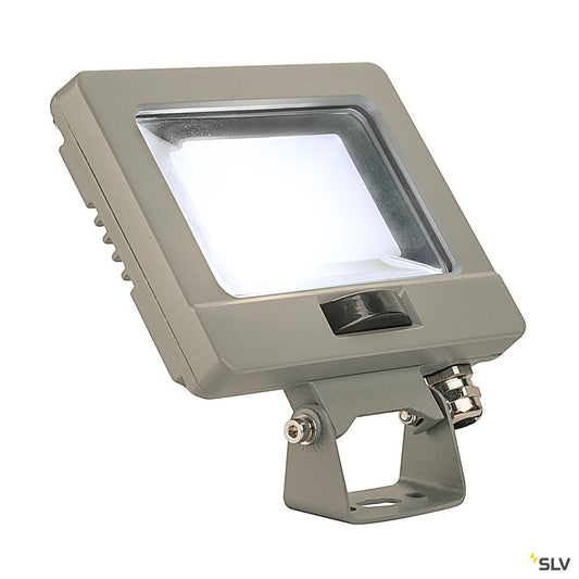 SLV SPOODI SENSOR, LED Outdoor Wandaufbauleuchte, 11W, silbergrau, 4000K