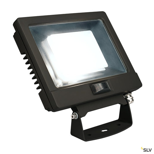 SLV SPOODI SENSOR, LED Outdoor Wandaufbauleuchte, 30W, schwarz, 4000K