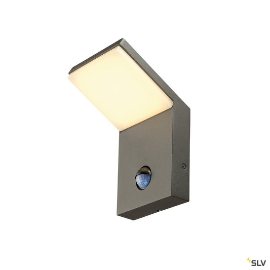 SLV ORDI LED Wandleuchte, anthrazit, 3000K, mit Sensor,