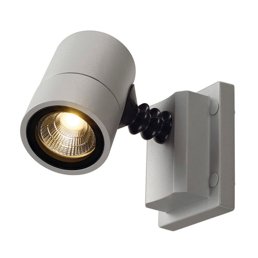 SLV MYRALED WALL, silbergrau, 5W, 3000K, IP55