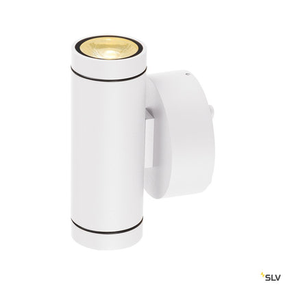 SLV GUNNSY WALL UP/DOWN Wandleuch- te, sandy white, 2x6W LED, 3000K