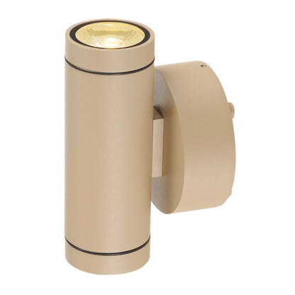SLV GUNNSY WALL UP/DOWN Wandleuch- te, sandy beige, 2x6W LED, 3000K