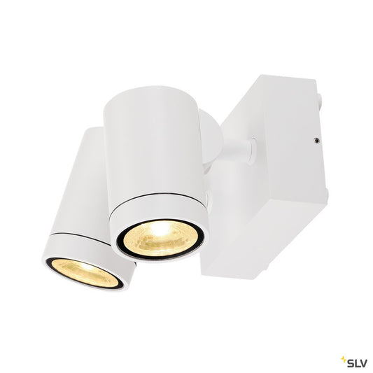 SLV GUNNSY WALL Wandleuchte, sandy white, 2x8W LED, 3000K