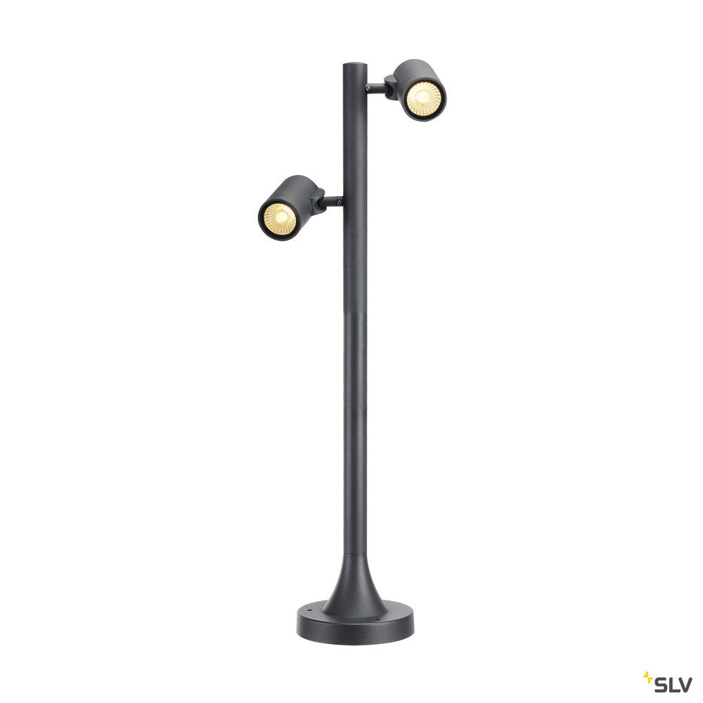 SLV GUNNSY Leuchtenkopf, double spot, sandy anthracite, 8W LED, 3000K