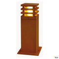 SLV RUSTY 40 LED SQUARE Aussenleuchte, eisen gerostet, LED 3000K