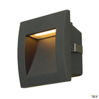 SLV DOWNUNDER OUT LED S Wand- einbauleuchte, anthrazit