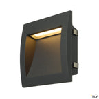 SLV DOWNUNDER OUT LED L Wand- einbauleuchte, anthrazit