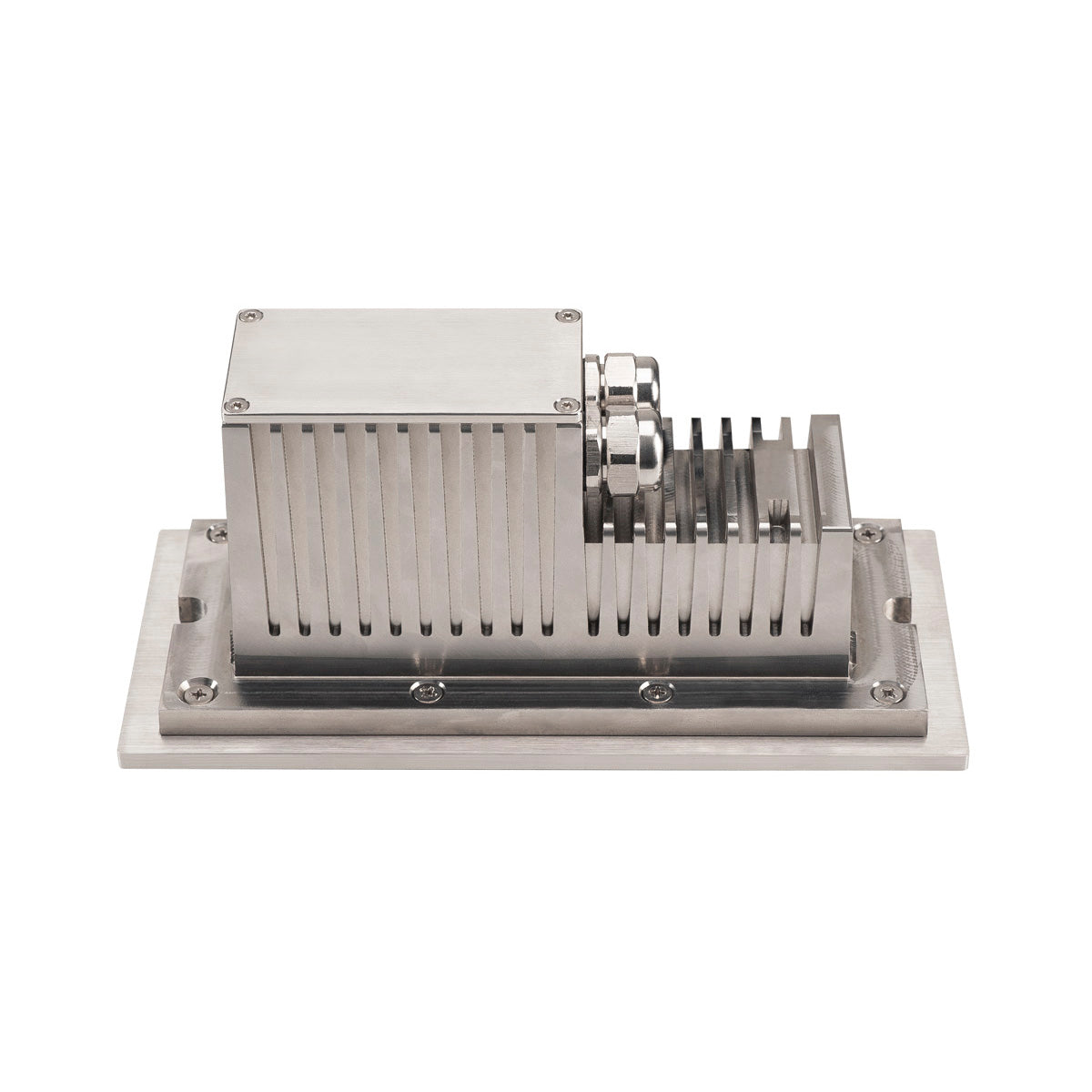 SLV BRICK, Outdoor Wandeinbauleuchte, Pro LED, 3000K, edelstahl, 230V, IP67, 950lm, 10W