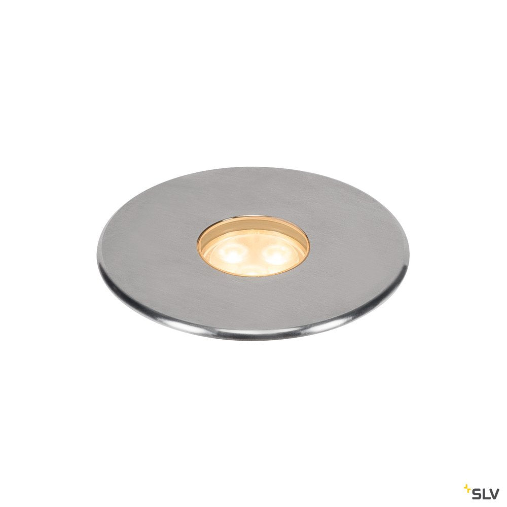 SLV DASAR PREMIUM HV, Bodeneinbau- leuchte, rund, 6W, 24°, 3000K