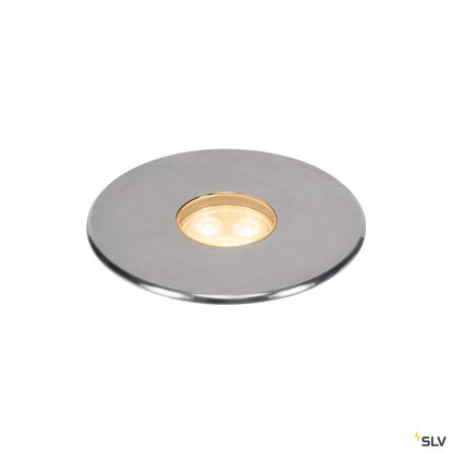 SLV DASAR PREMIUM HV, Bodeneinbau- leuchte, rund, 6W, 24°, 3000K