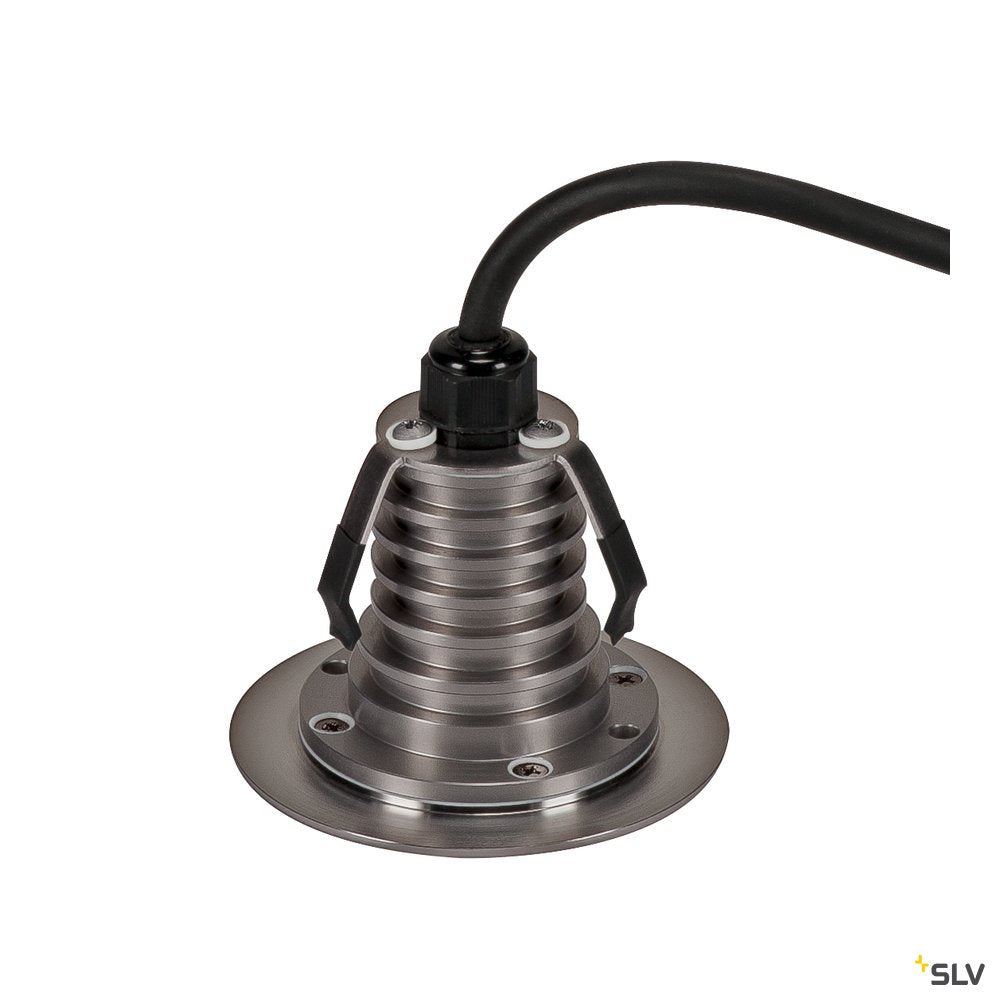 SLV DASAR PREMIUM HV, Bodeneinbau- leuchte, rund, 6W, 60°, 3000K