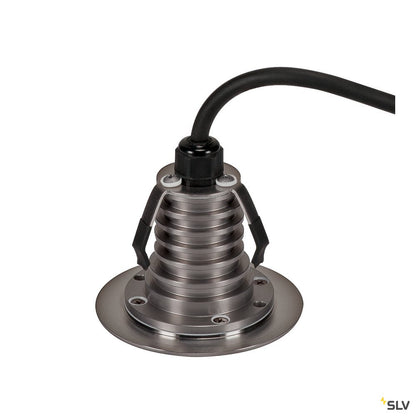 SLV DASAR PREMIUM HV, Bodeneinbau- leuchte, rund, 6W, 60°, 3000K