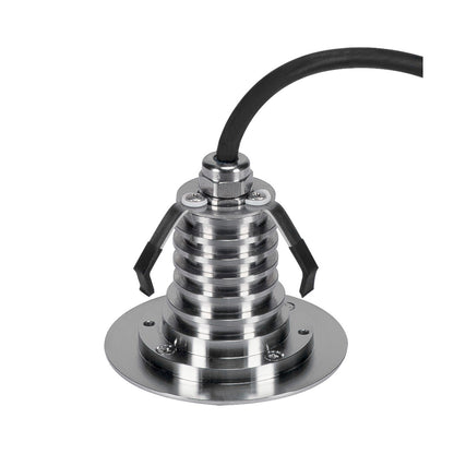SLV DASAR PREMIUM HV PRO, Boden- einbauleuchte, rund, 6W, 24°, 3000K