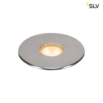 SLV DASAR Premium LED 100, Boden-einbauleuchte, rund, 6W, 60°,3000K