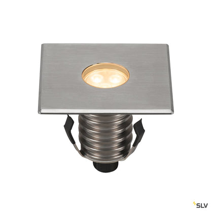 SLV DASAR PREMIUM HV, Boden- einbauleuchte, eckig, 6W, 24°, 3000K