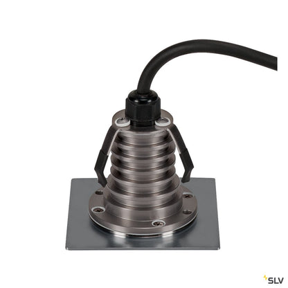 SLV DASAR PREMIUM HV, Boden- einbauleuchte, eckig, 6W, 60°, 3000K