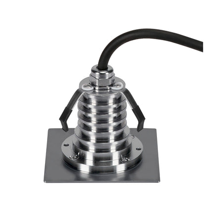 SLV DASAR PREMIUM HV PRO, Boden- einbauleuchte, eckig, 6W, 24°, 3000K