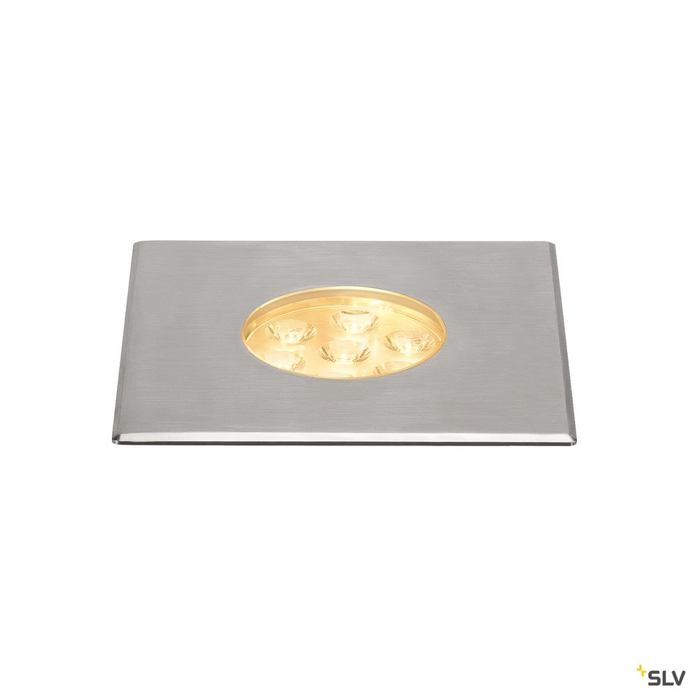 SLV DASAR PREMIUM HV, Bodeneinbau- leuchte, eckig, 10W, 24°, 3000K
