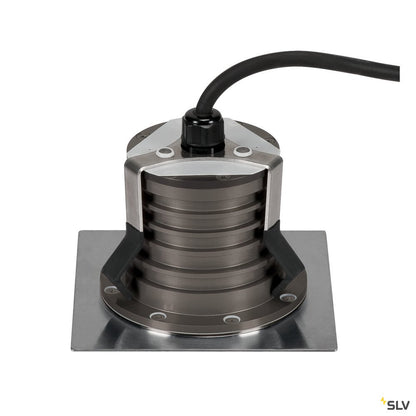SLV DASAR PREMIUM HV, Bodeneinbau- leuchte, eckig, 10W, 24°, 3000K