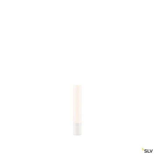 SLV LIGHT PIPE, Wege- und Standleuchte, LED, 2700K, weiß, Ø/H 10/60 cm